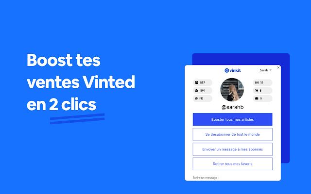 Vinkit : une extension Chrome pour Vinted